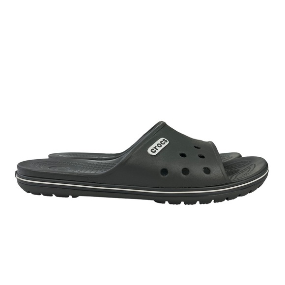 Crocs Crocband II Gray Slides Slip On Size W9 M7‎ - Picture 1 of 11